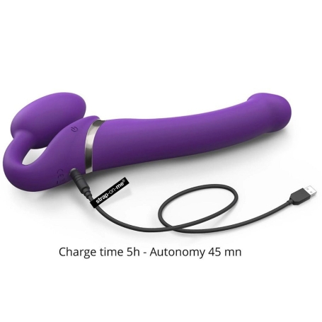 Страпон безремневой Vibrating Strap-on-me M